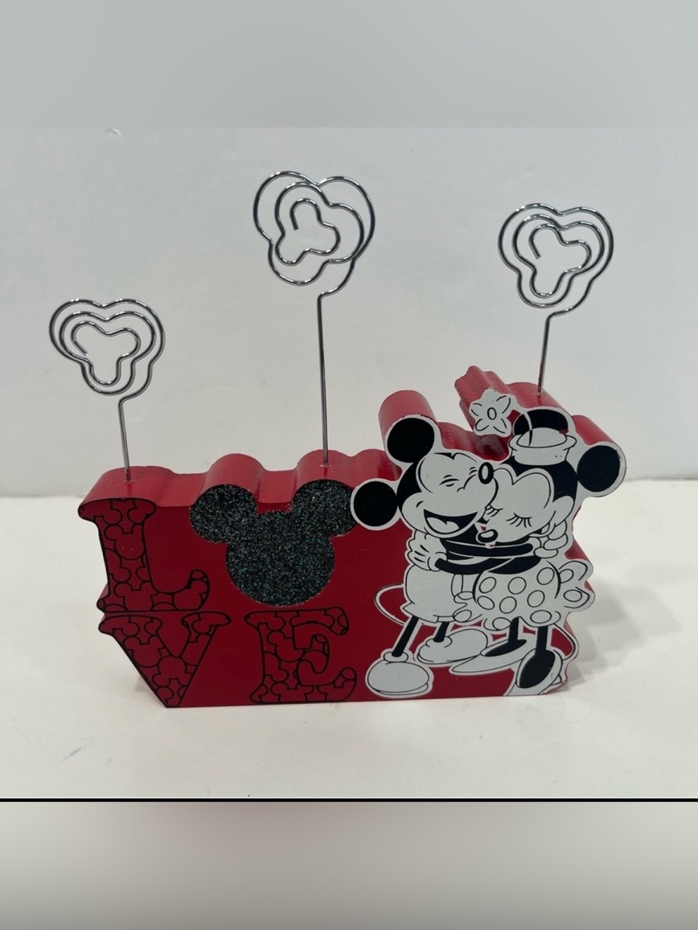 DISNEY Mickey and Minnie Mouse photo picture holder